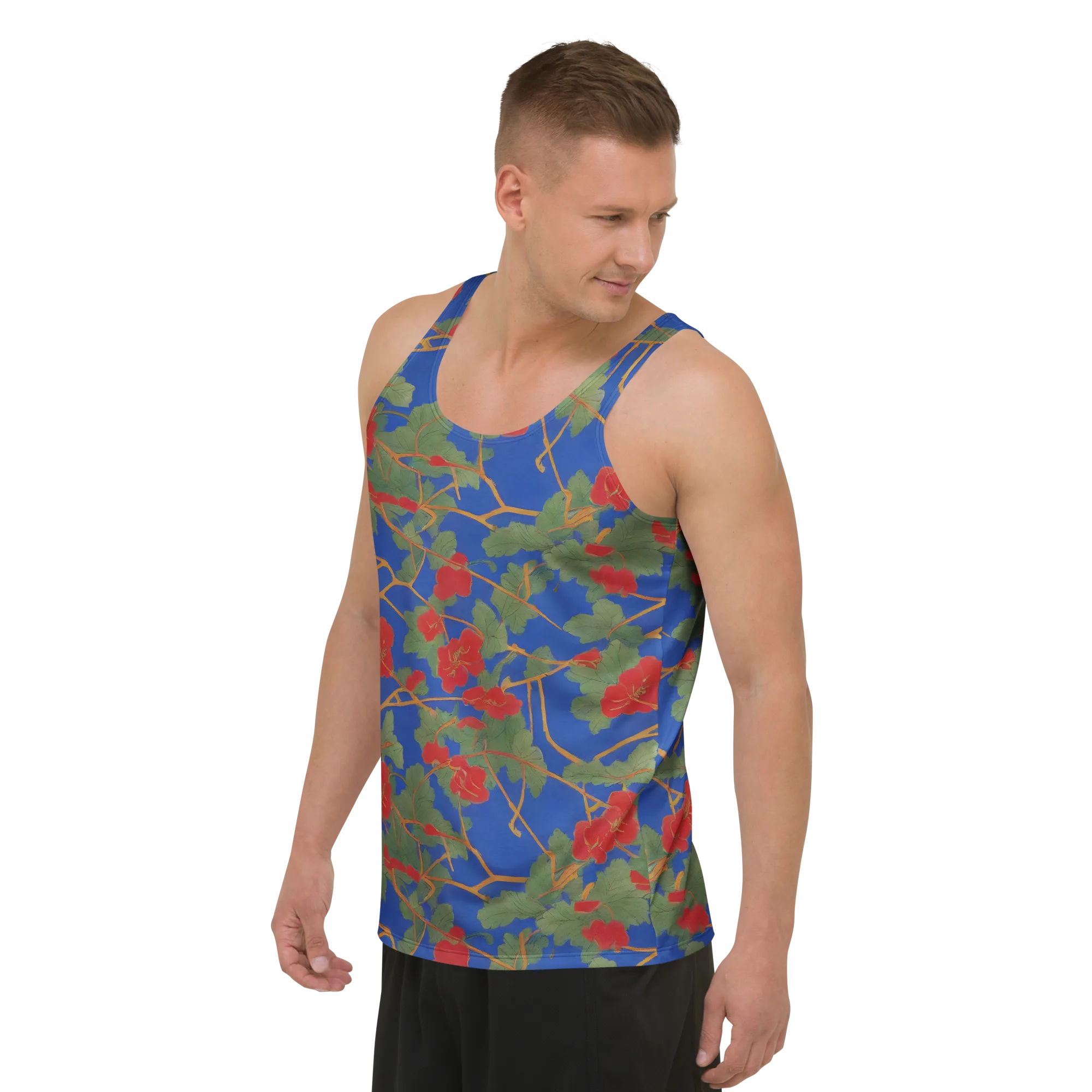 Scarlet Vine on Men's Tank Top — Front print