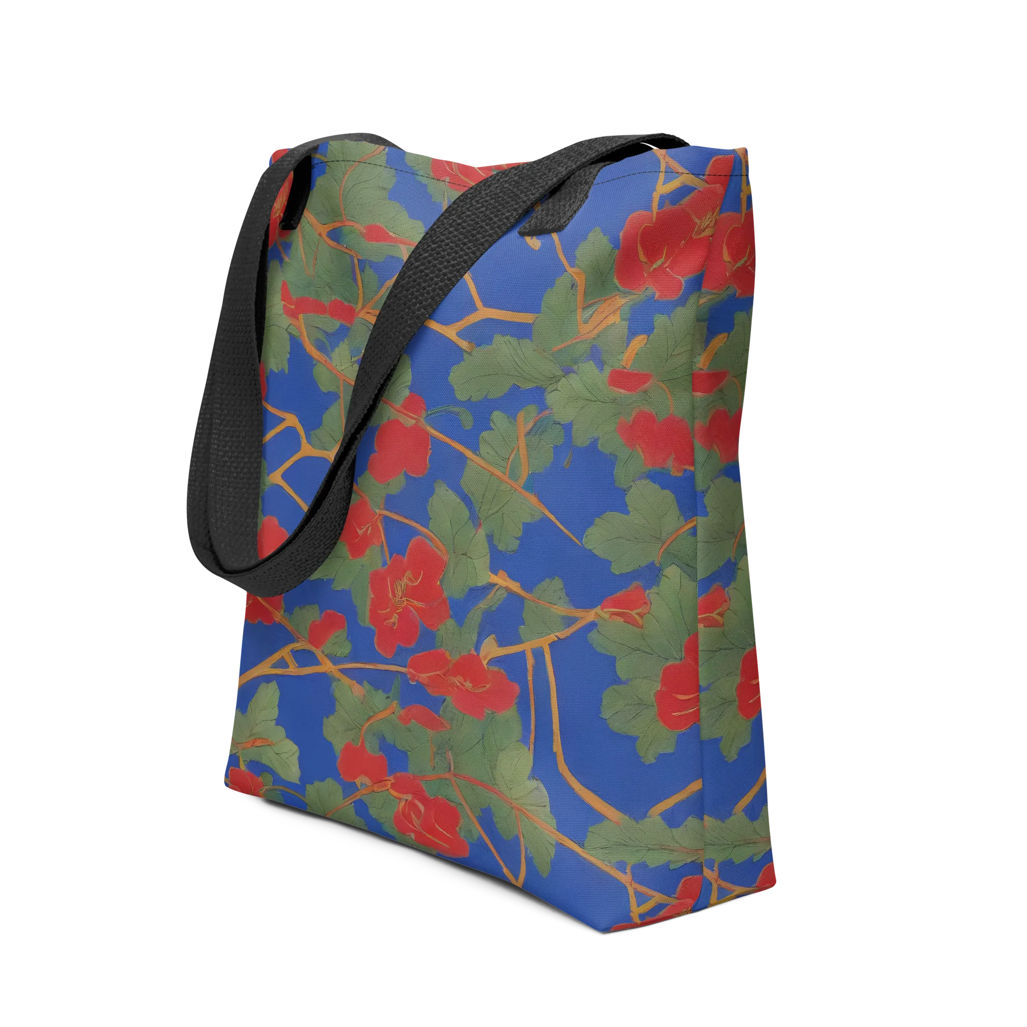Scarlet Vine on Tote Bag — Print file