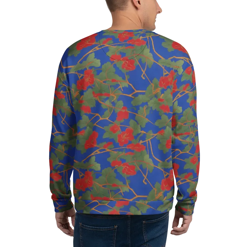 Scarlet Vine on Sweatshirt — Back