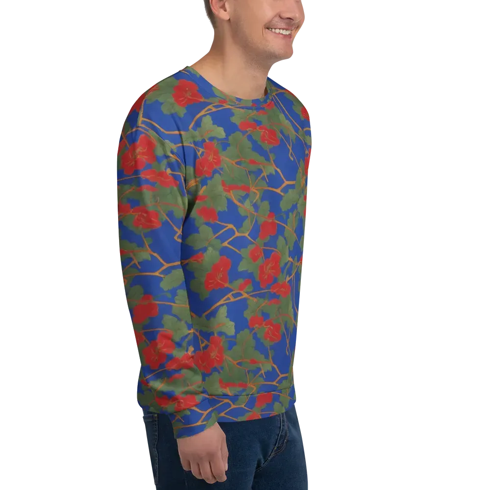 Scarlet Vine on Sweatshirt — Right Front