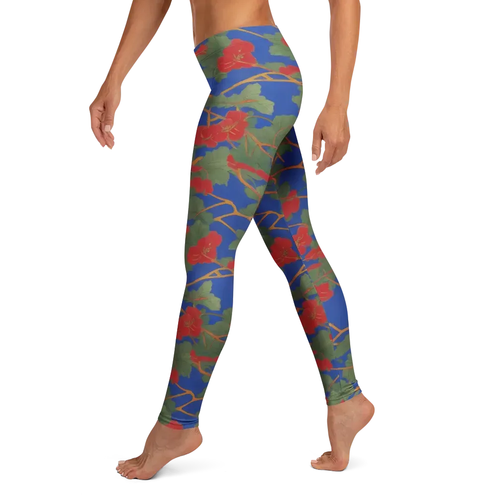 Scarlet Vine on Leggings — Left
