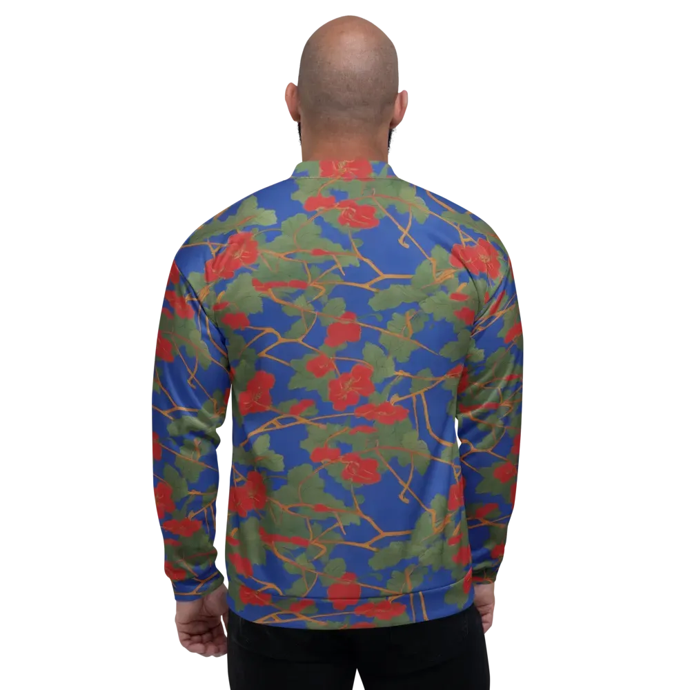 Scarlet Vine on Bomber Jacket — Back