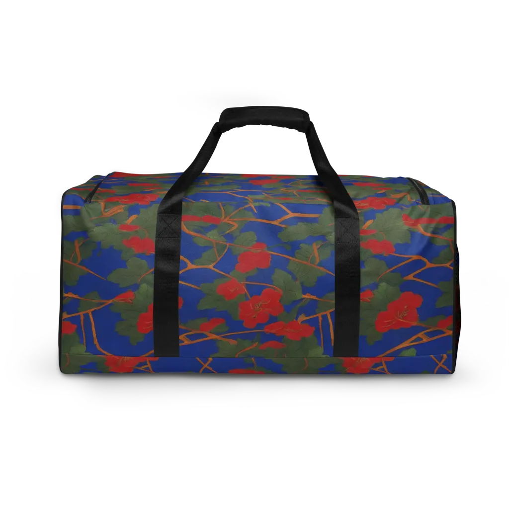 Scarlet Vine on Duffle Bag — Back print