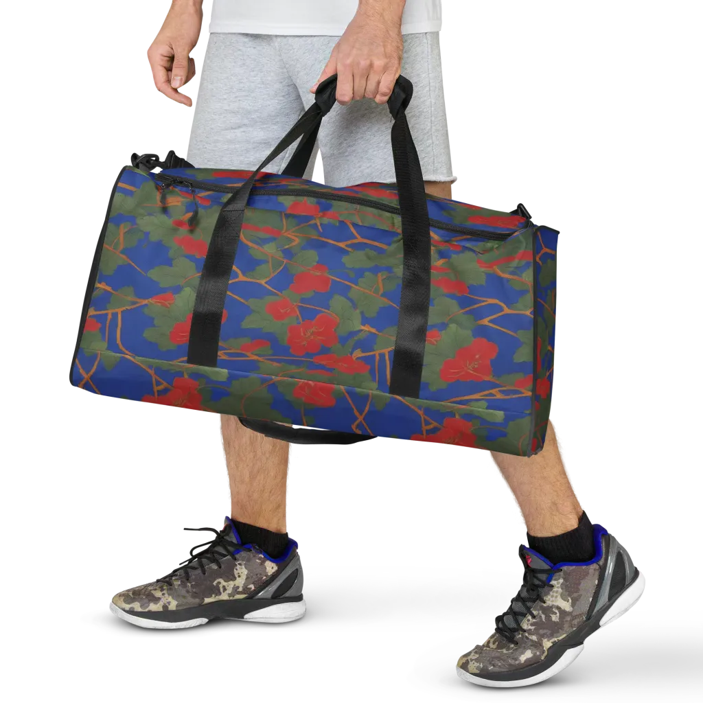 Scarlet Vine on Duffle Bag — Front print