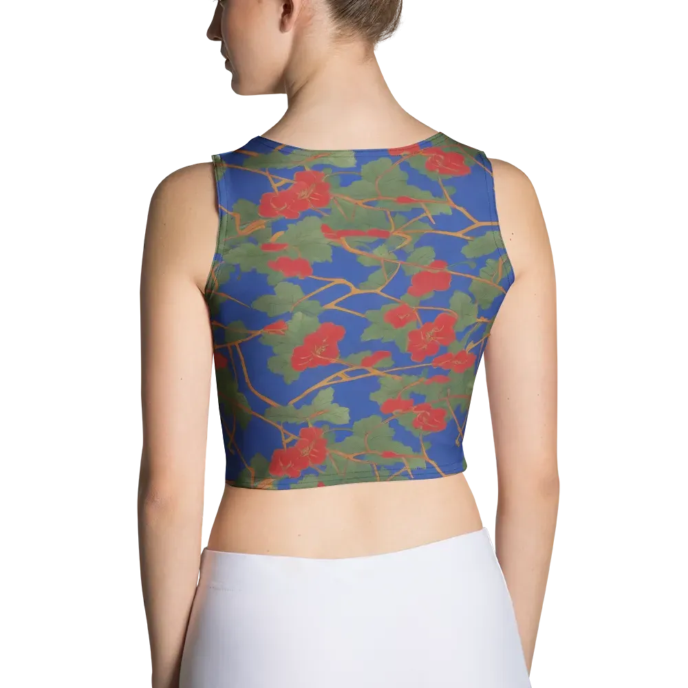 Scarlet Vine on Crop Top — Back