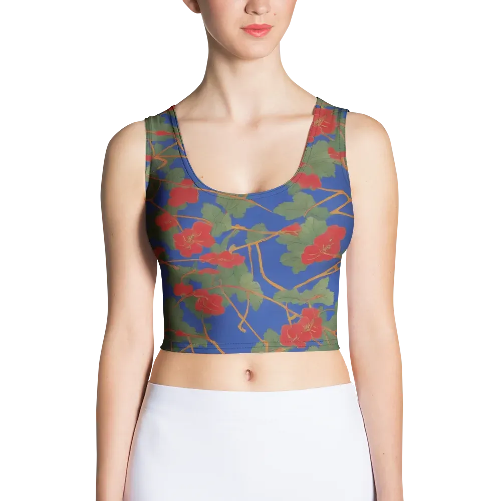 Scarlet Vine on Crop Top — Front
