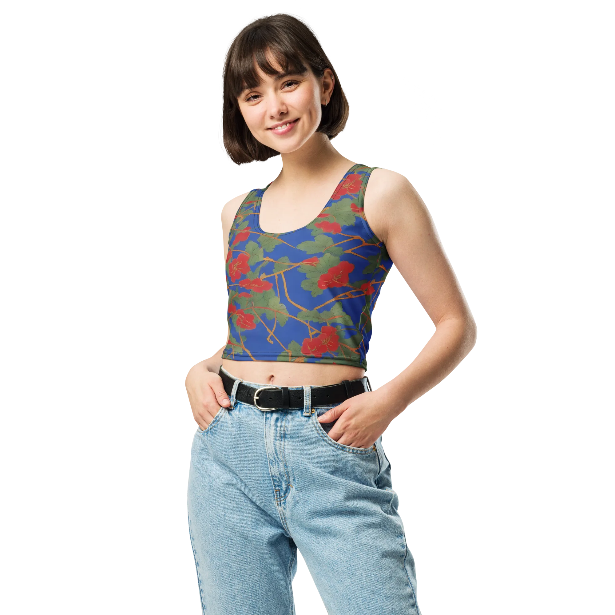 Scarlet Vine on Crop Top — Print file