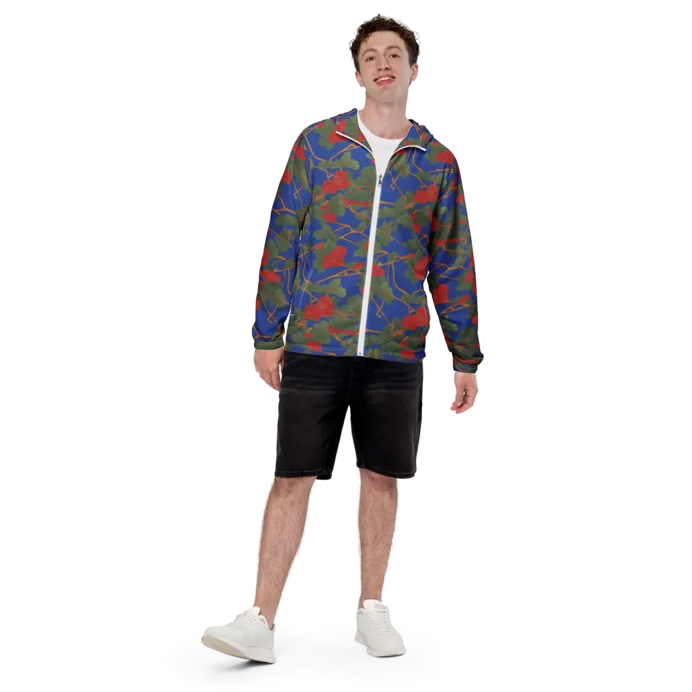 Scarlet Vine on Men's Windbreaker — Back print