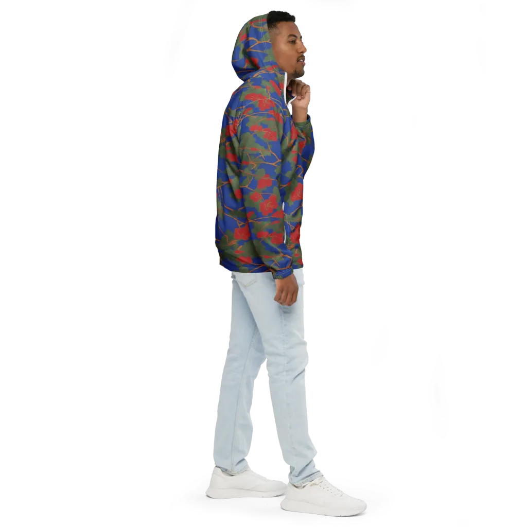 Scarlet Vine on Men's Windbreaker — Right