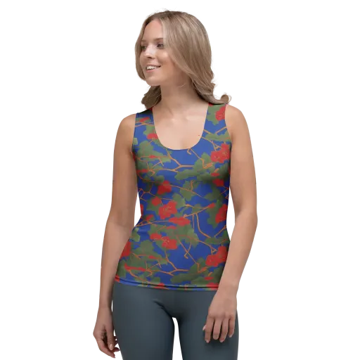 Scarlet Vine on a Women's Tank Top
