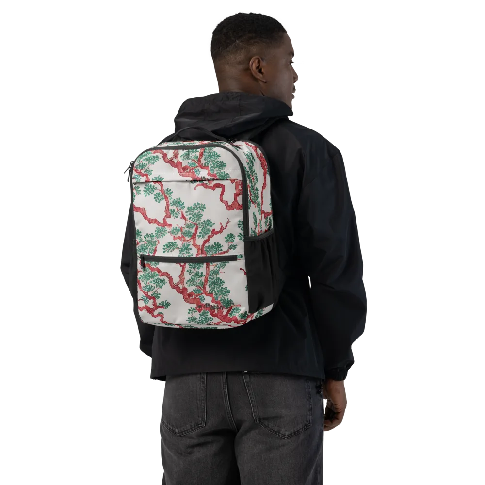 Coral Canopy on Utility Backpack — Back