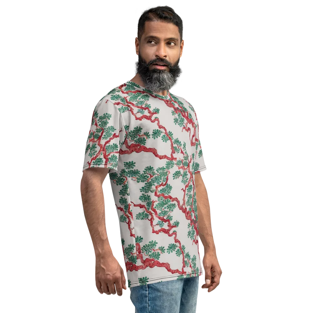 Coral Canopy on Men's Crew Neck T-Shirt — Back print