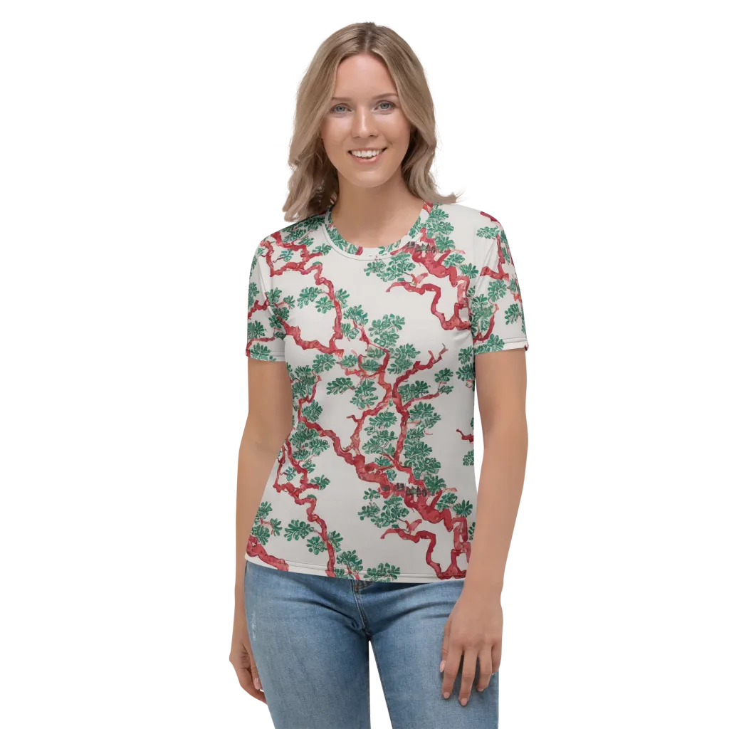 Coral Canopy on Women's Crew Neck T-Shirt — Front