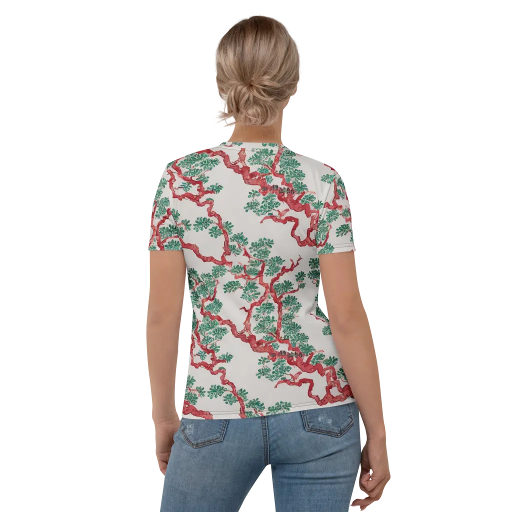 Coral Canopy on Women's Crew Neck T-Shirt — Back