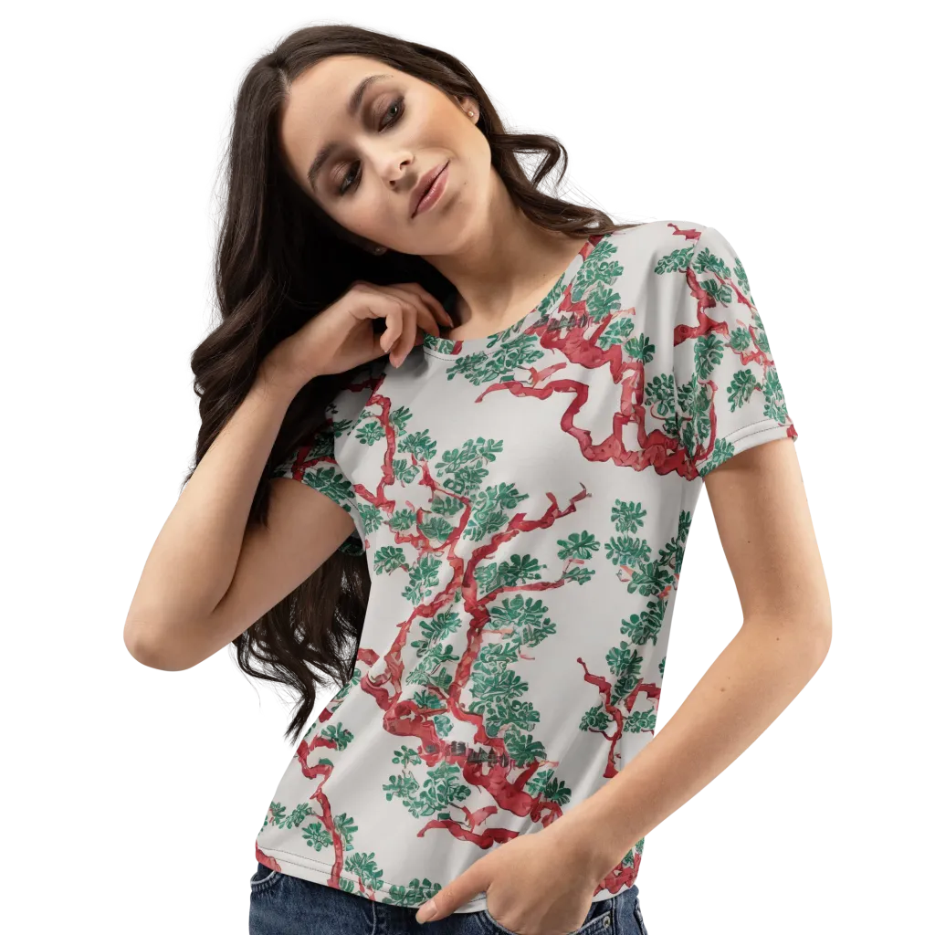 Coral Canopy on Women's Crew Neck T-Shirt — Print file
