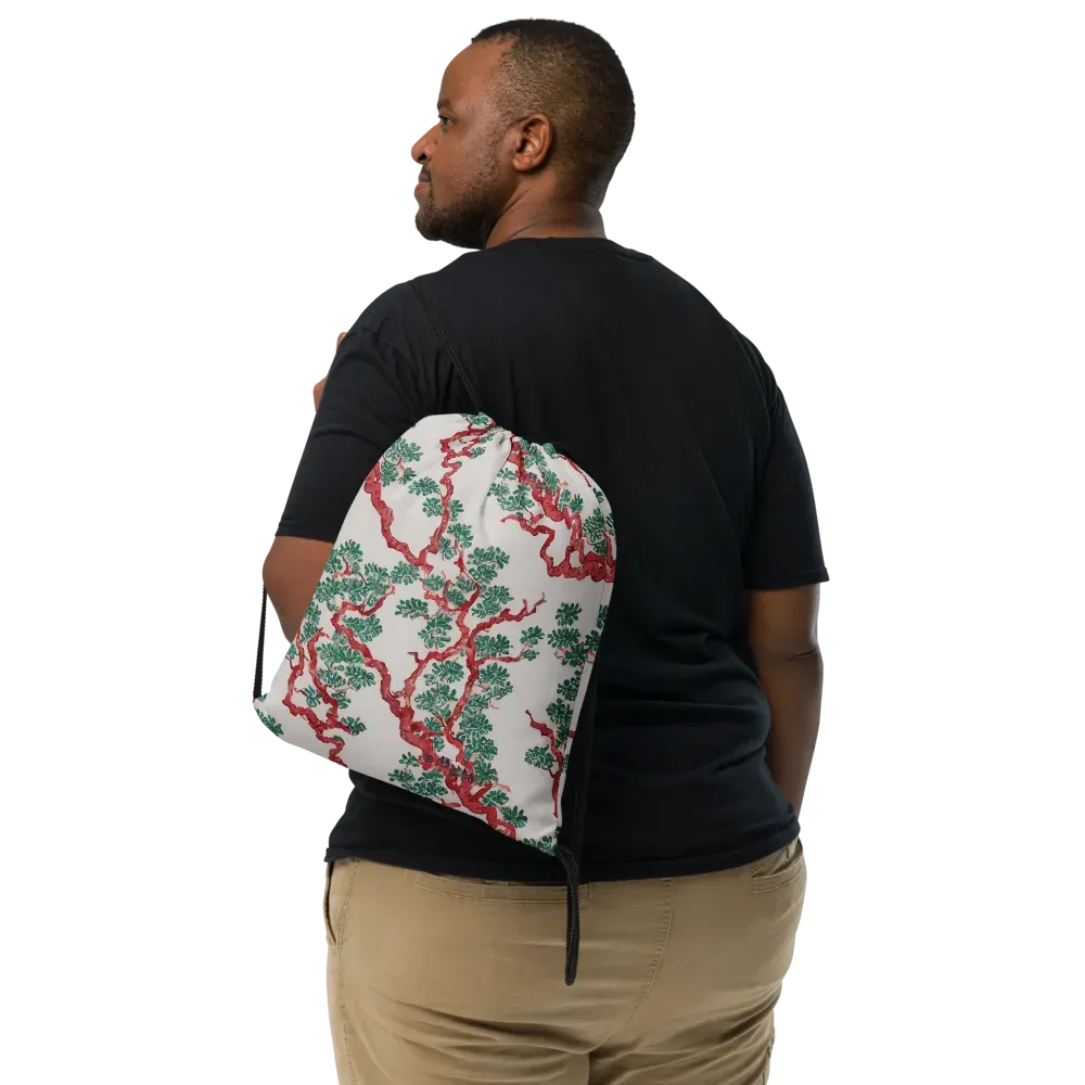 Coral Canopy on Drawstring Bag — Print file