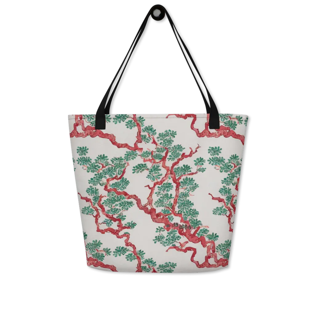 Coral Canopy on Large Tote Bag W/ Pocket — Print file