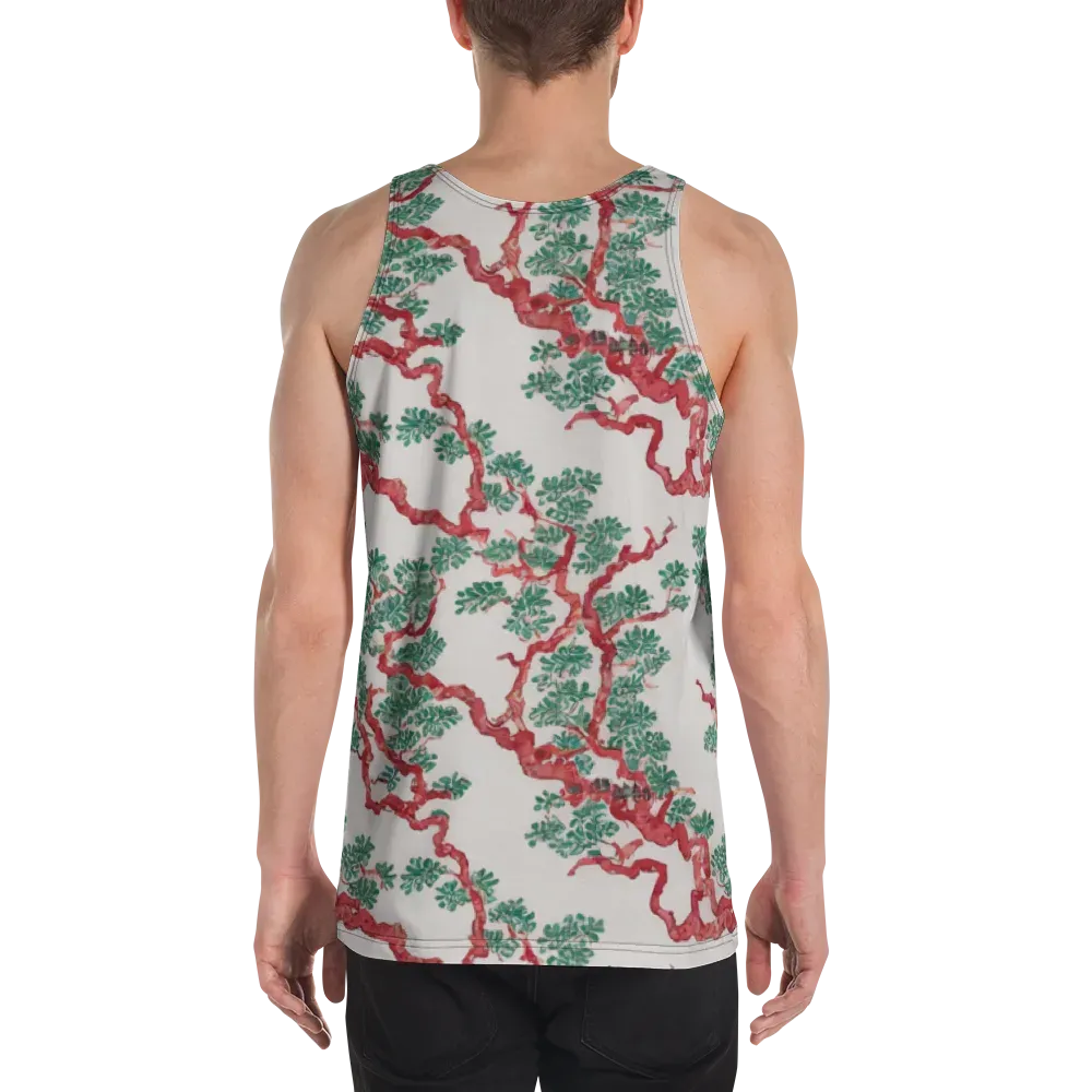 Coral Canopy on Men's Tank Top — Back