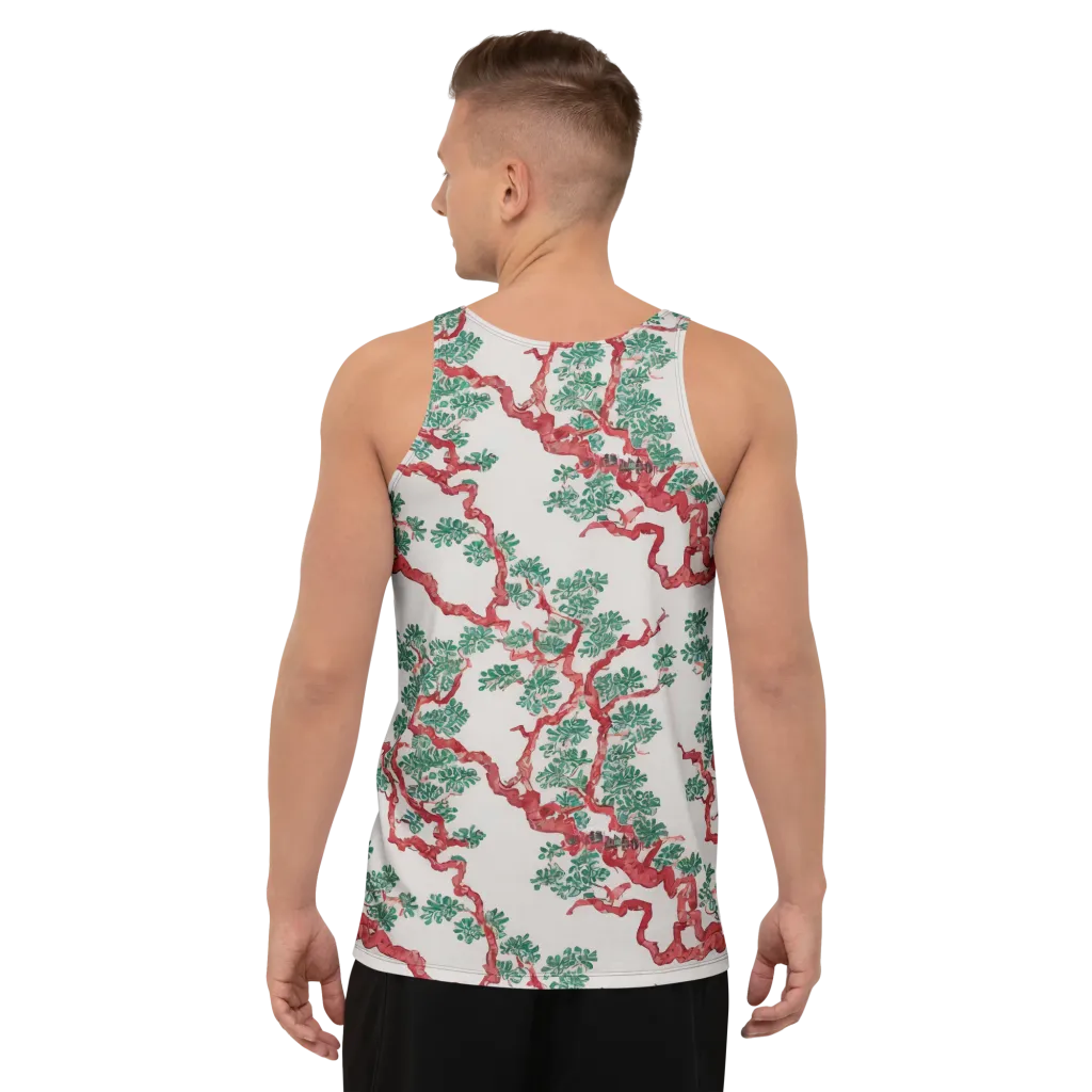 Coral Canopy on Men's Tank Top — Back print
