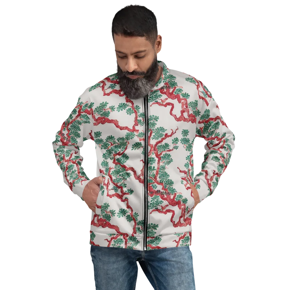 Coral Canopy on Bomber Jacket — Back print