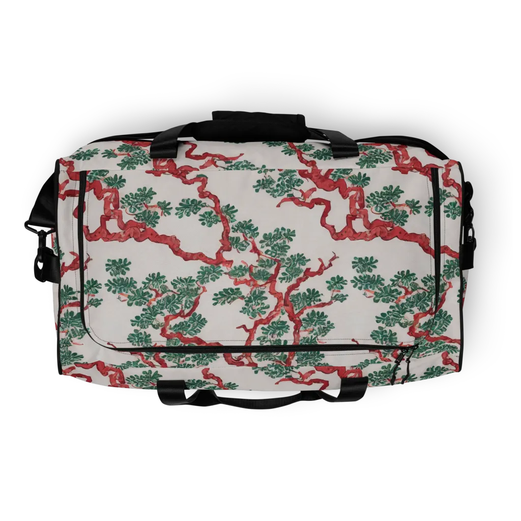 Coral Canopy on Duffle Bag — Top print