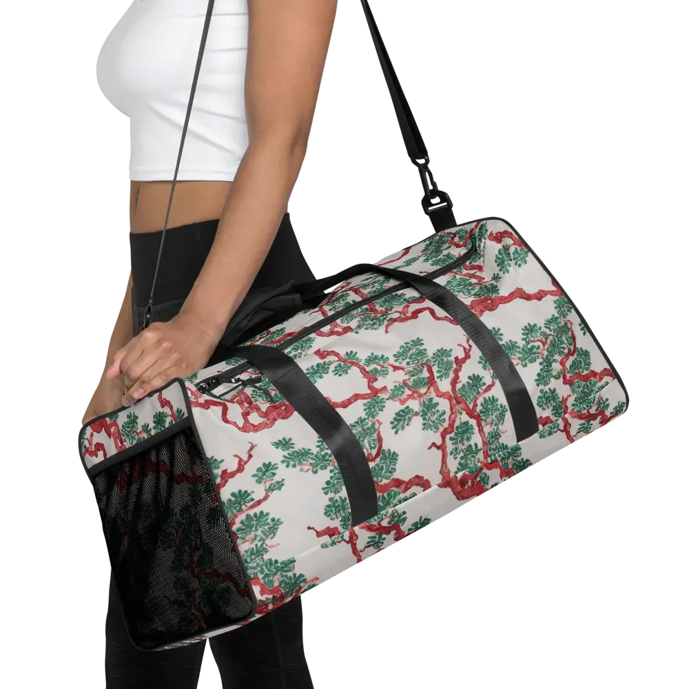 Coral Canopy on Duffle Bag — Front
