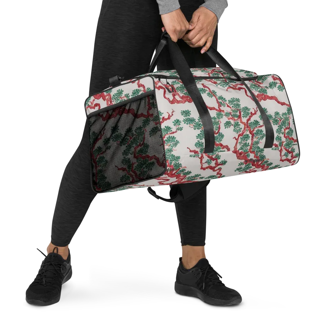 Coral Canopy on Duffle Bag — Right Front