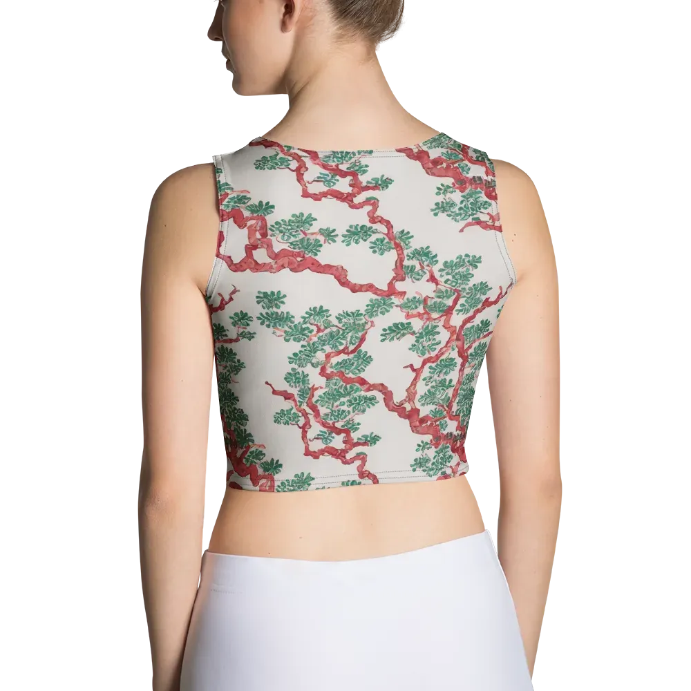 Coral Canopy on Crop Top — Back