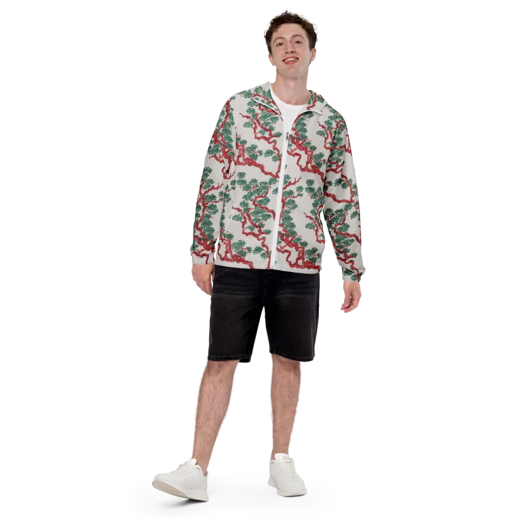 Coral Canopy on Men's Windbreaker — Front print
