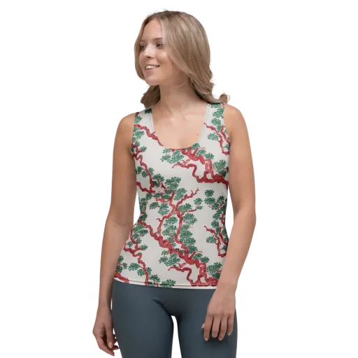 Coral Canopy on a Women's Tank Top
