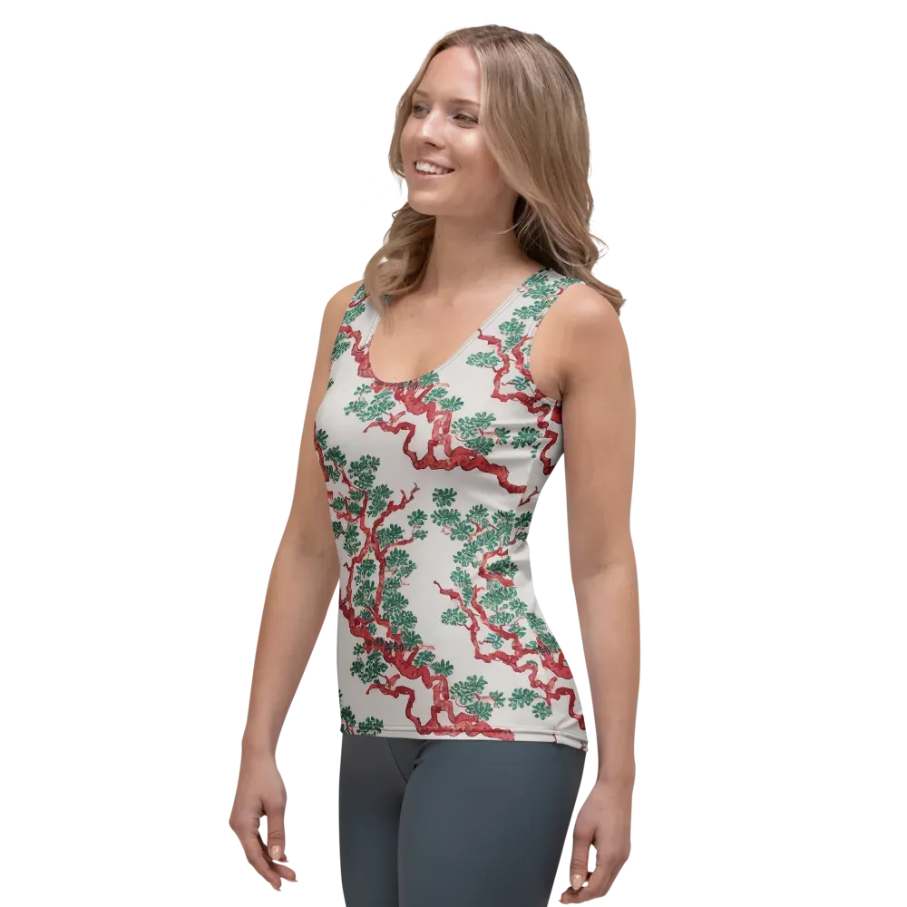 Coral Canopy on Women's Tank Top — Left Front
