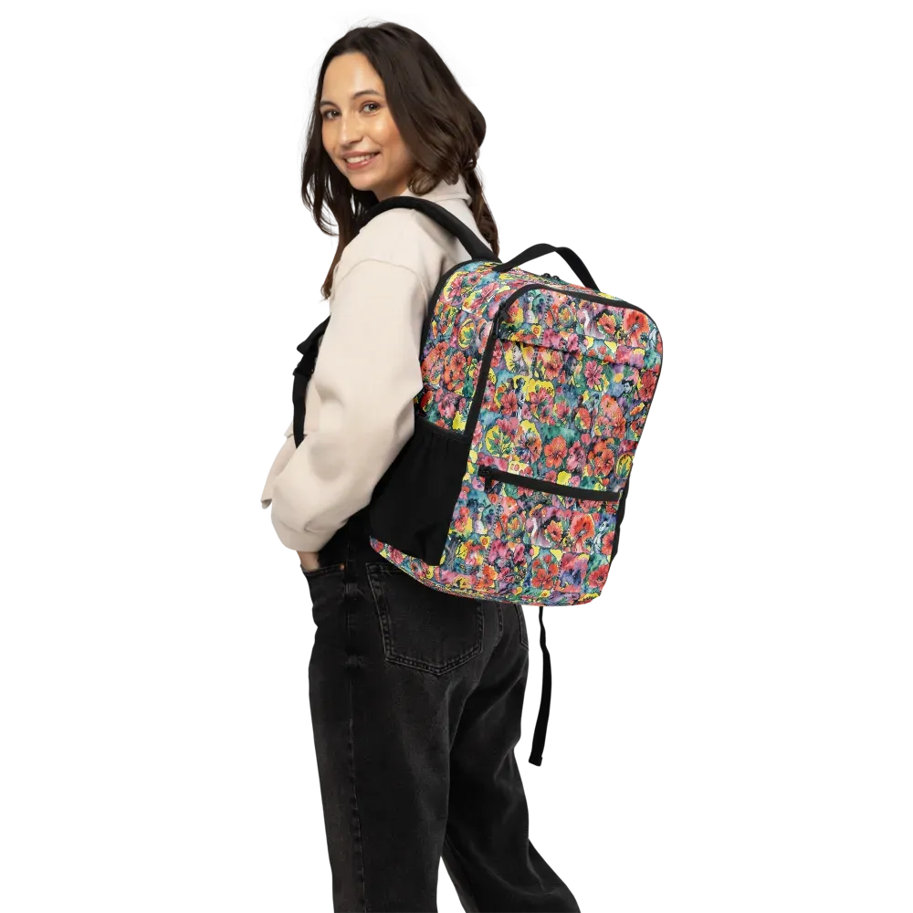 Crimson Garden Myth on Utility Backpack — Bottom print