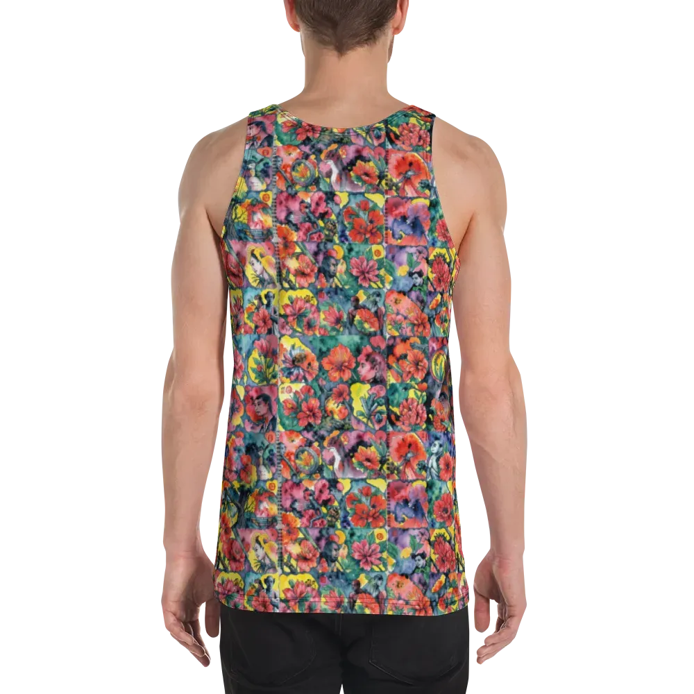 Crimson Garden Myth on Men's Tank Top — Back