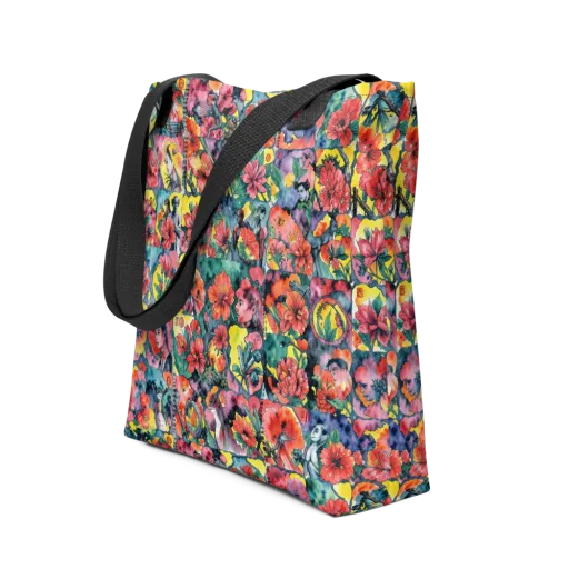 Crimson Garden Myth on a Tote Bag