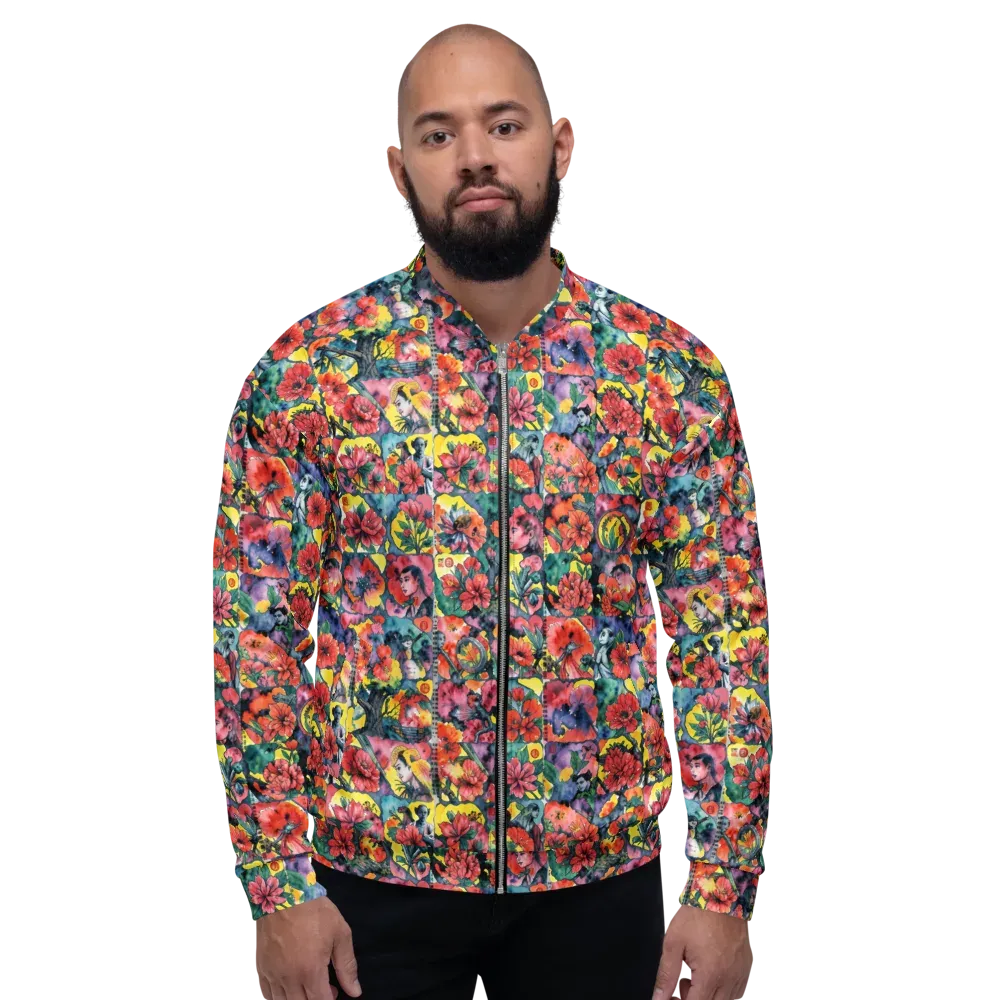 Crimson Garden Myth on Bomber Jacket — Front