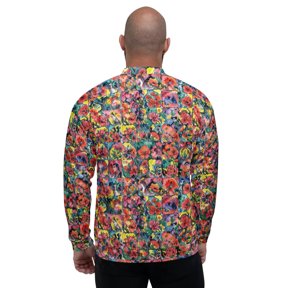 Crimson Garden Myth on Bomber Jacket — Back