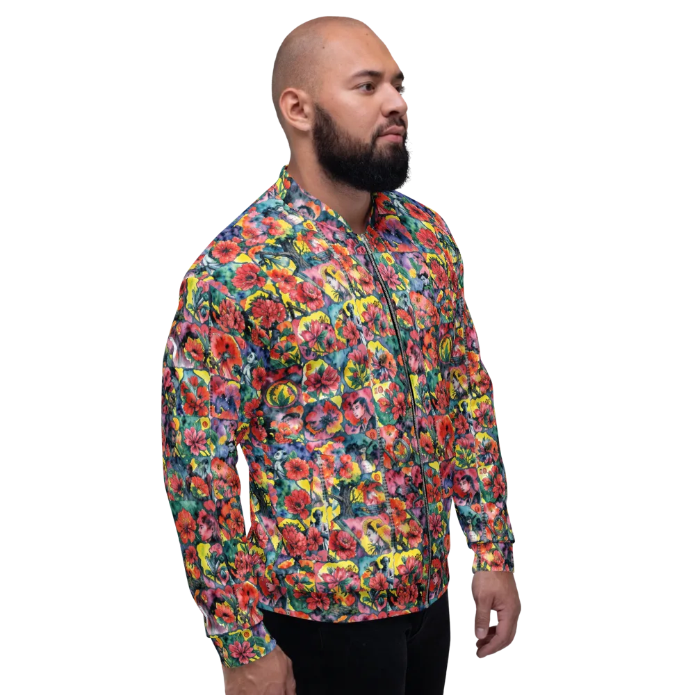 Crimson Garden Myth on Bomber Jacket — Back print