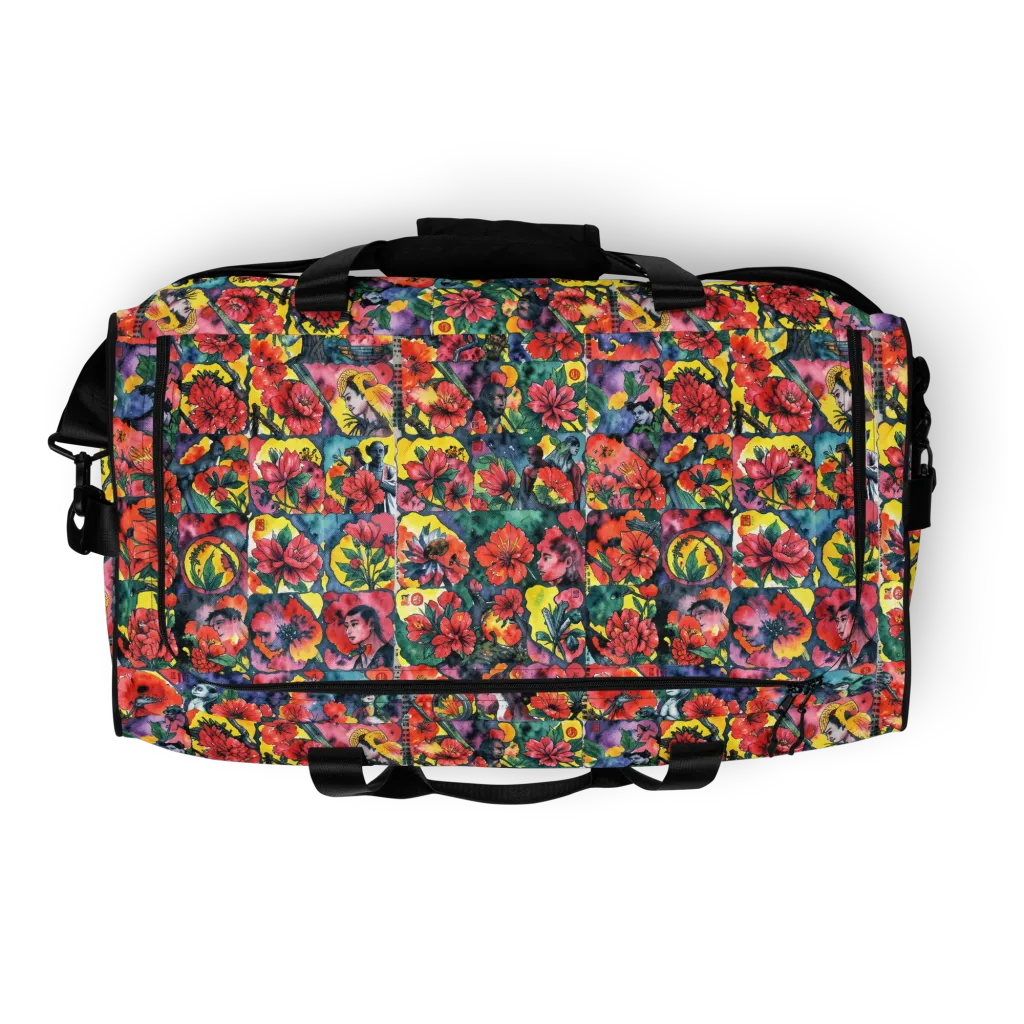 Crimson Garden Myth on Duffle Bag — Top print
