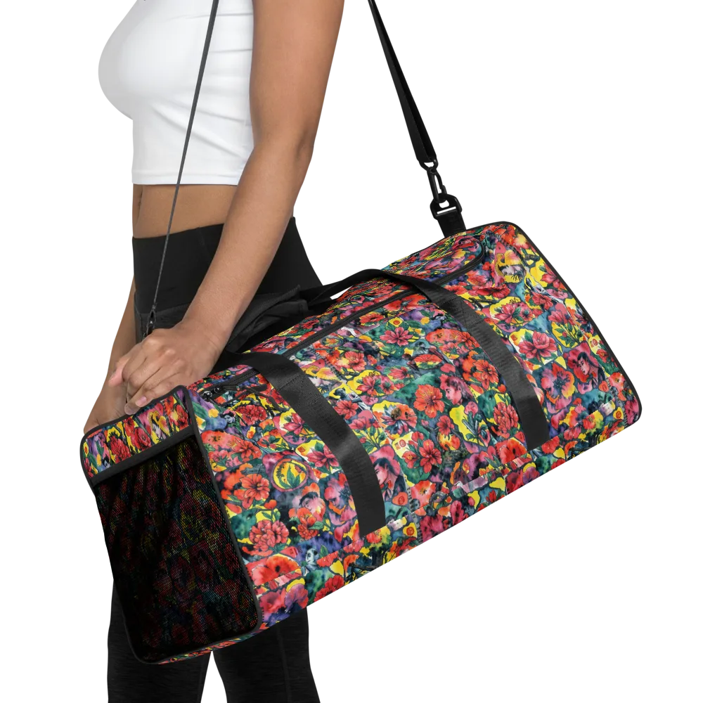 Crimson Garden Myth on Duffle Bag — Front