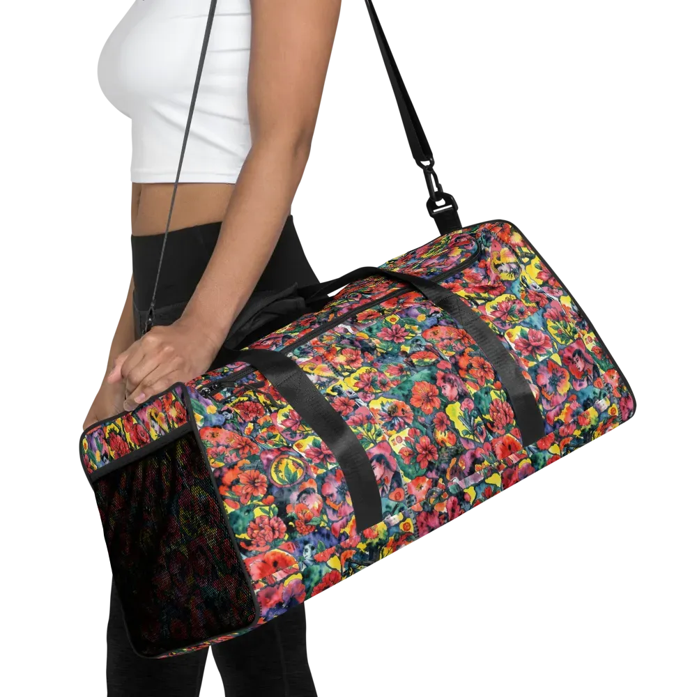 Crimson Garden Myth on Duffle Bag — Front