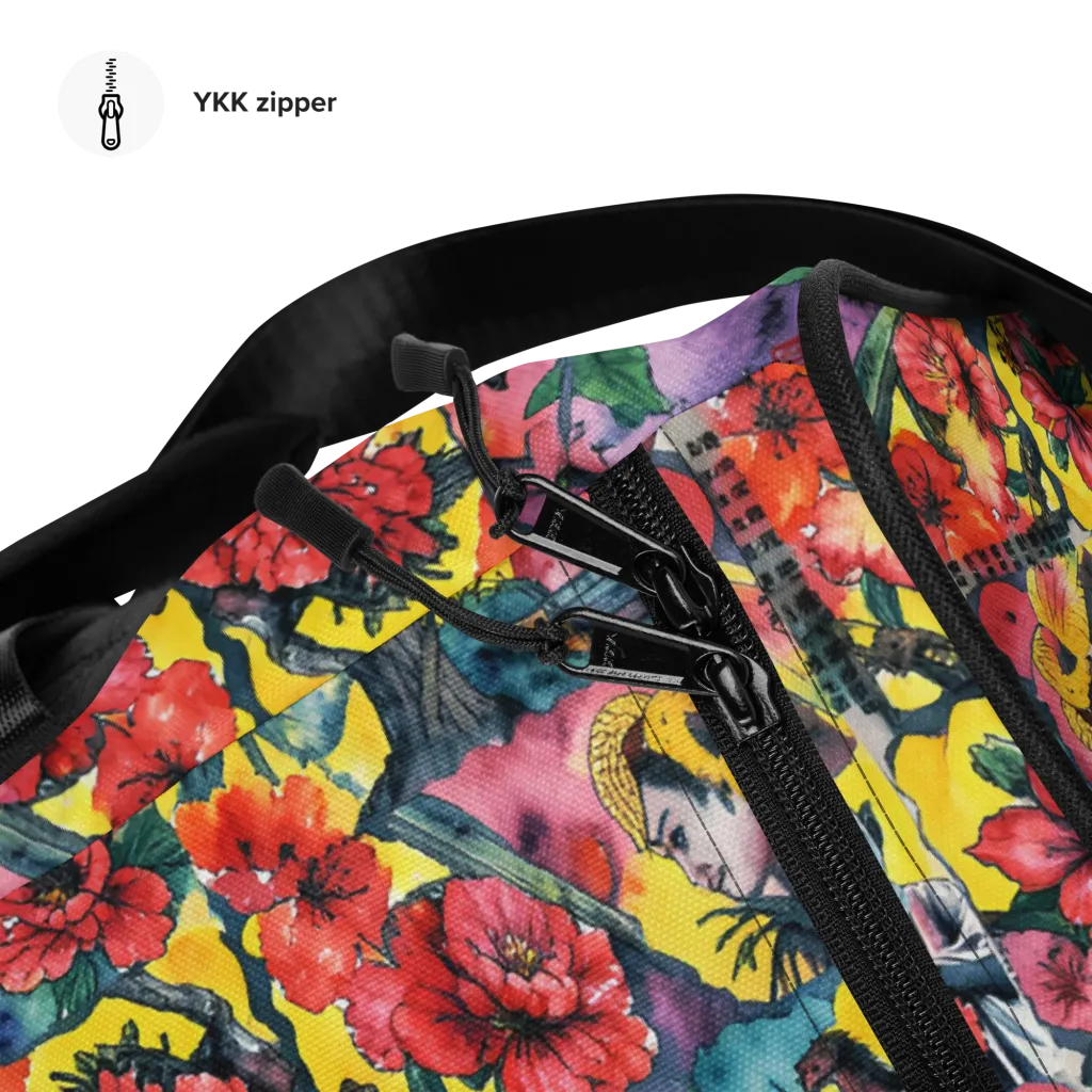 Crimson Garden Myth on Duffle Bag — Front print