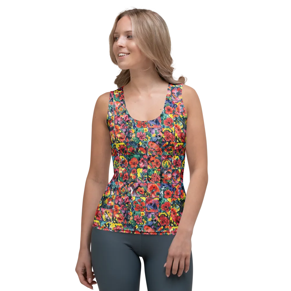 Crimson Garden Myth on Women's Tank Top — Front