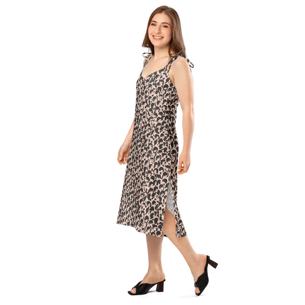 Many Faces on Slip Dress — Left Front
