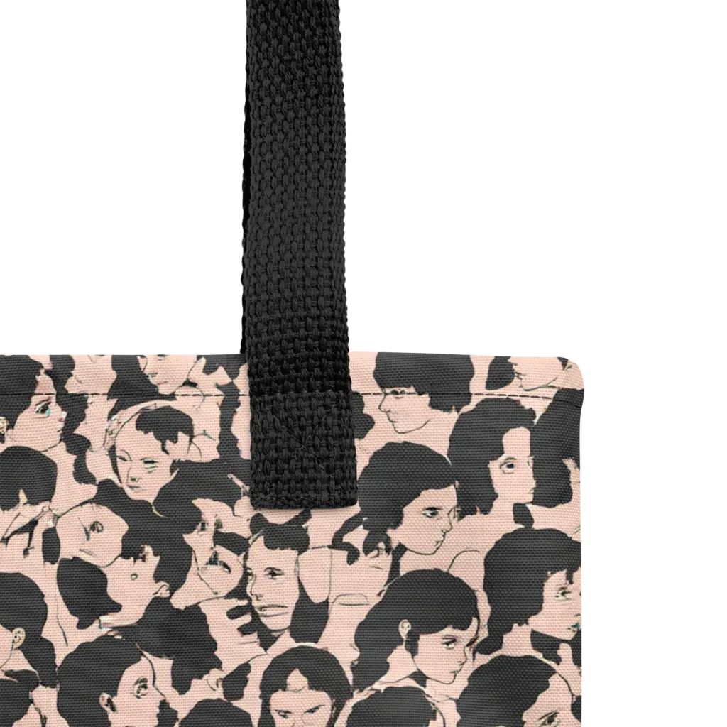 Many Faces on Tote Bag — Product details