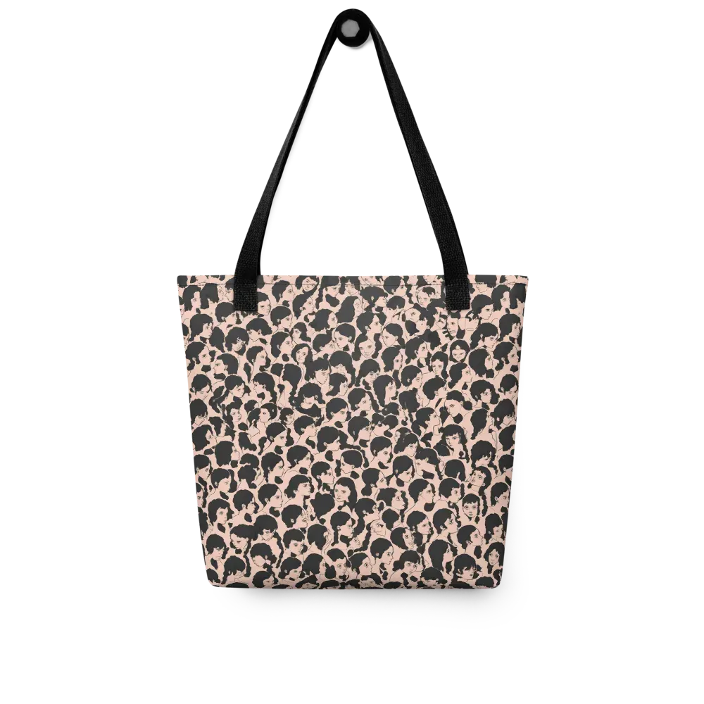 Many Faces on Tote Bag — Front