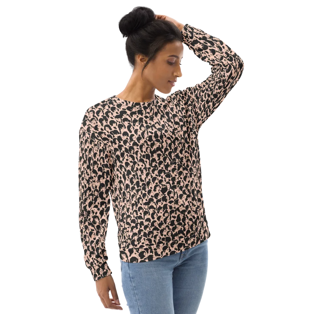 Many Faces on Sweatshirt — Back print