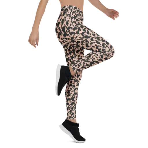 Many Faces on a Leggings