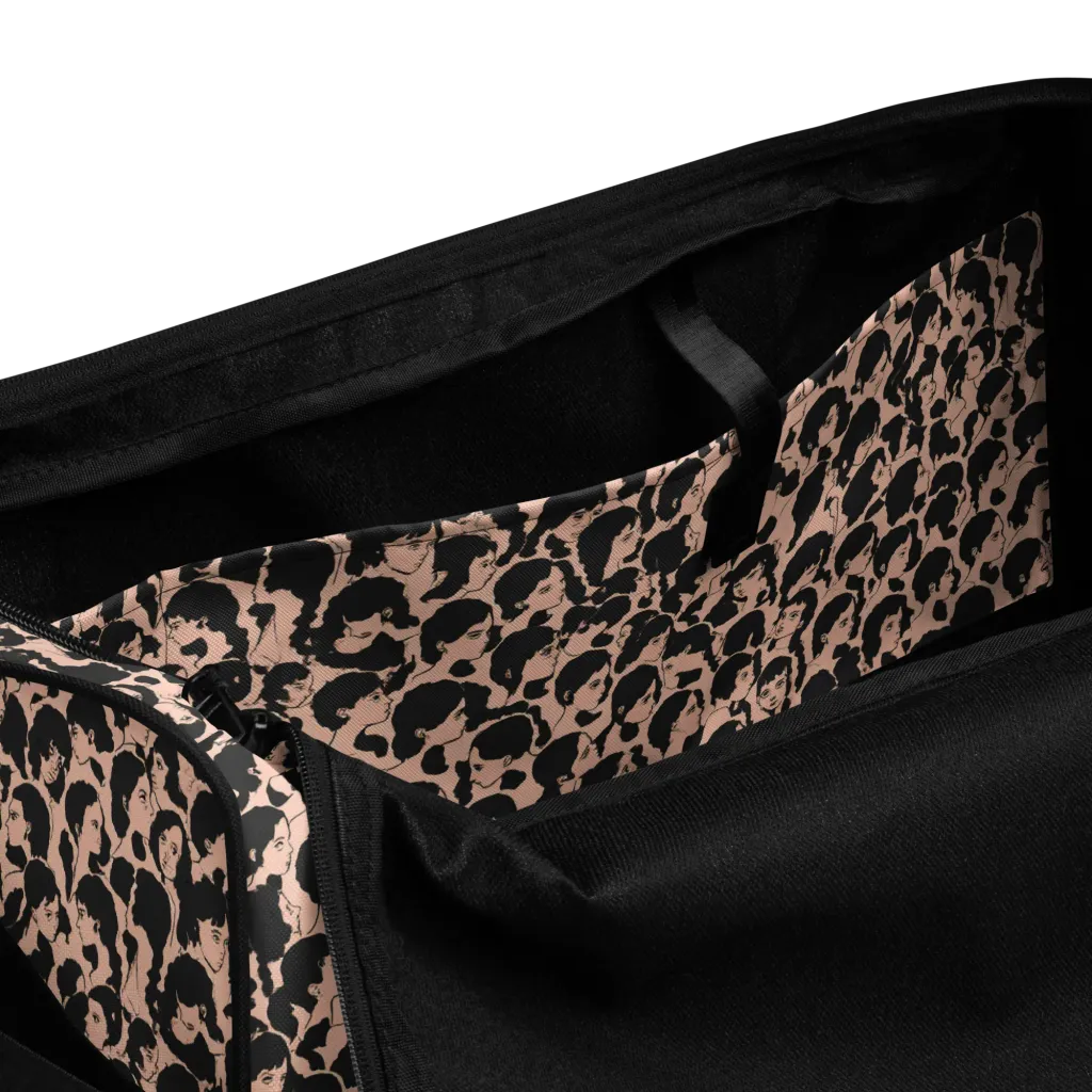 Many Faces on Duffle Bag — Product details