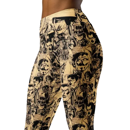 Ink Riot on a Yoga Leggings