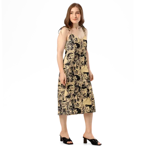 Ink Riot on a Slip Dress